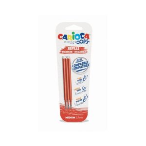 Carioca Oops navulling 0,7mm – 3stuks (rood)