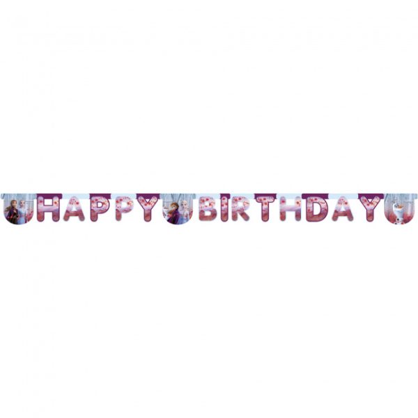 Disney Frozen 2 - Letterbanner "Happy Birthday" 200cm