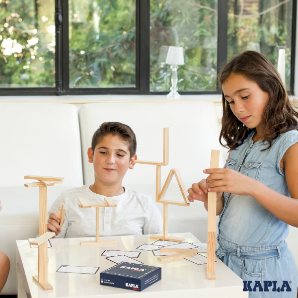 KAPLA Challenge (12 opdrachtkaarten + 16 plankjes) - Afbeelding 5