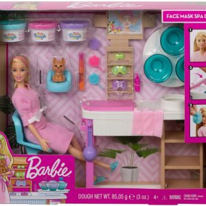 Barbie Face Mask Spa Day Playset