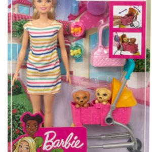 Barbie Stroll ‘n Play Pups (Blonde)