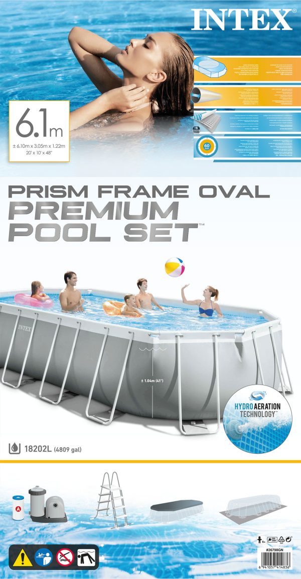 Intex Prism Frame Ovaal 610x305x122 - Afbeelding 7