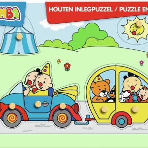 Bumba – Houten (inleg)puzzel Auto (7stuks)