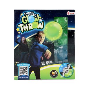 Glow in the dark ballen “Glow Throw” 12 stuks