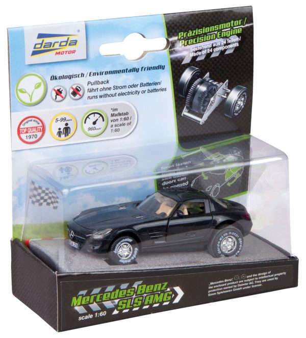 Darda Raceauto Mercedes-Benz SLS AMG Zwart - Afbeelding 2