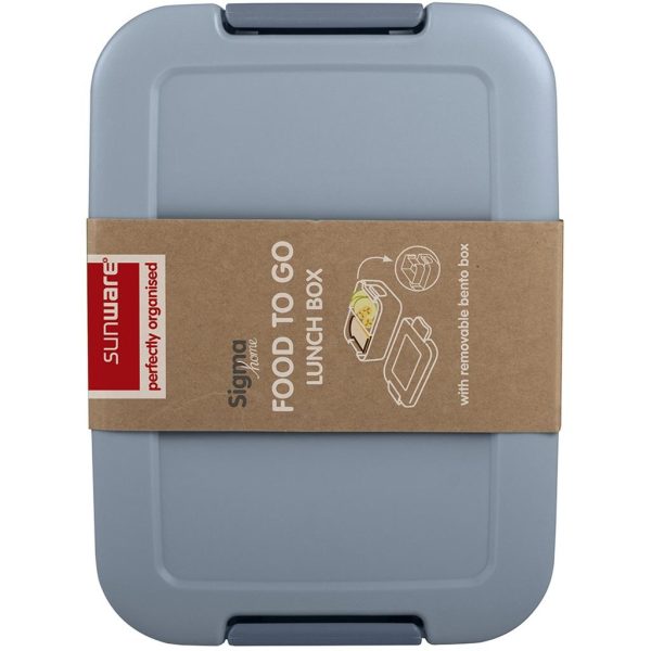 Sigma Home Lunchbox met bentobakje blauwgrijs - Afbeelding 3