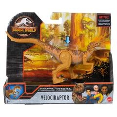 Jurassic World Savage Strike – Velociraptor (geel)