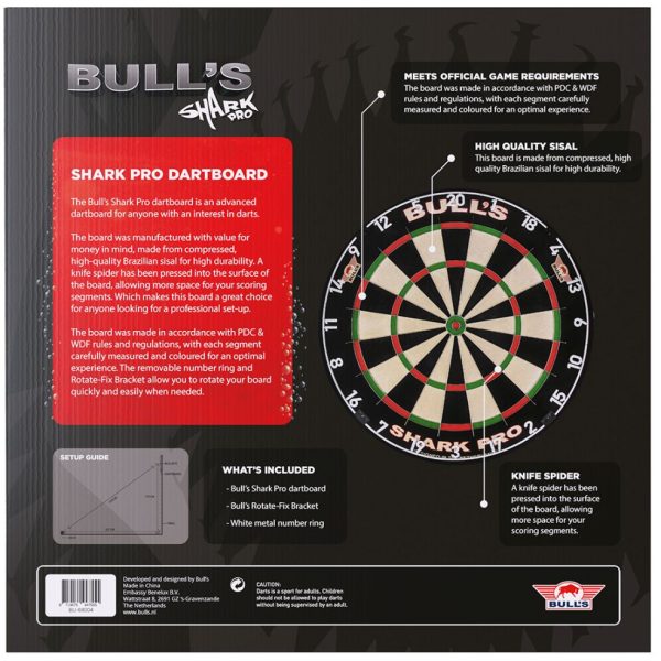 Shark Pro Dartboard - Afbeelding 5