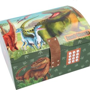 Dino World – Schatkist met code, geluid en licht