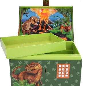 Dino World – Schatkist met code, geluid en licht