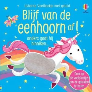 Voelboekje met geluid – Blijf van de eenhoorn af!