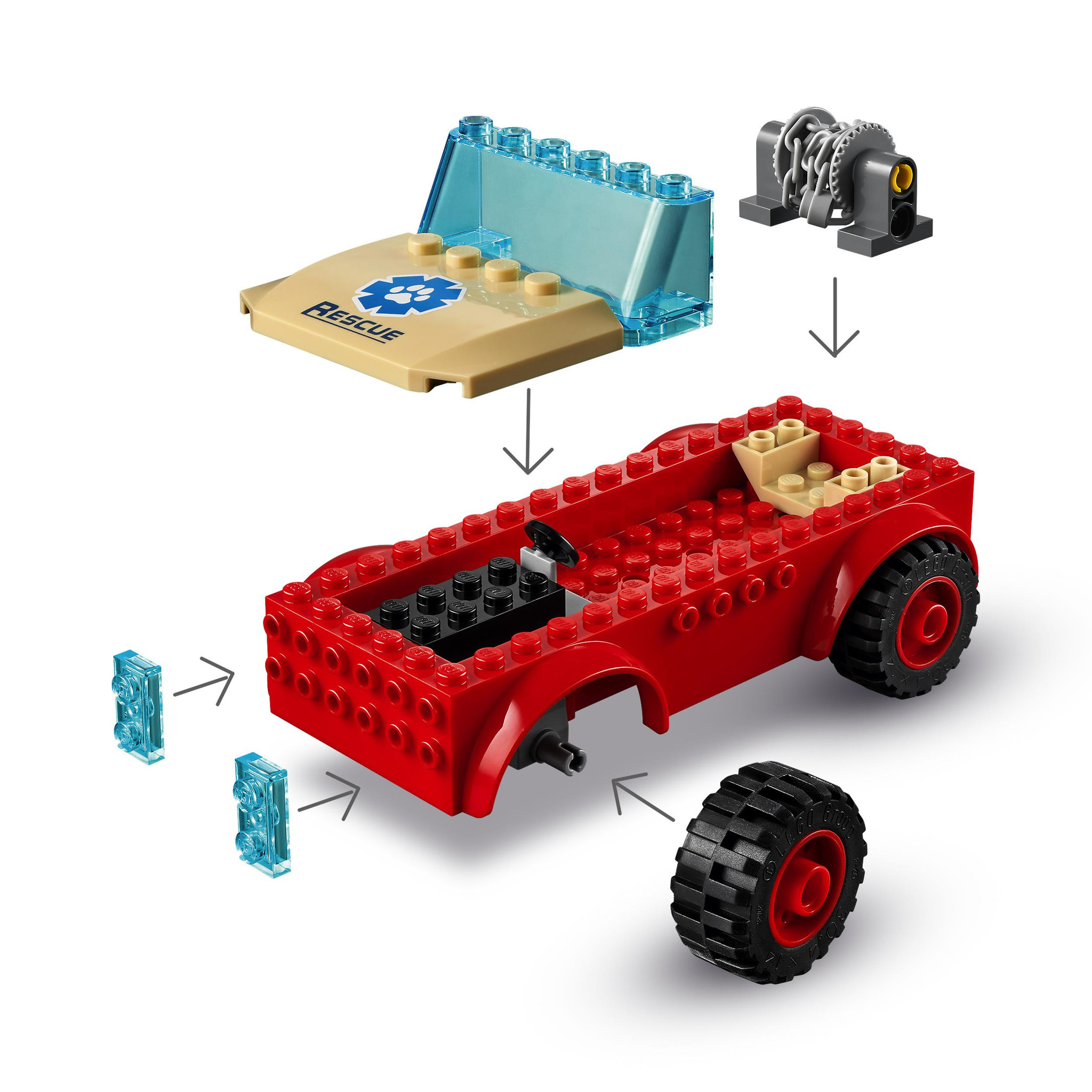 LEGO City Wildlife rescue Off-roader - 60301 - Afbeelding 6