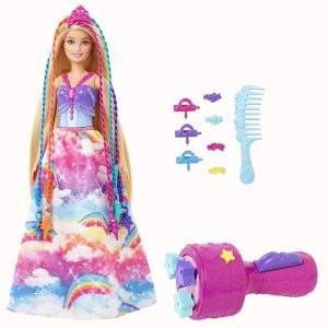 Barbie Dreamtopia – Haarverzorgingspop en accessoires