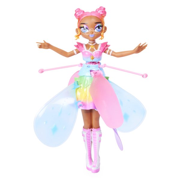 Hatchimals Pixies - Crystal Flyers - Starlight Idol OF Rainbow Glitter Idol - Afbeelding 4