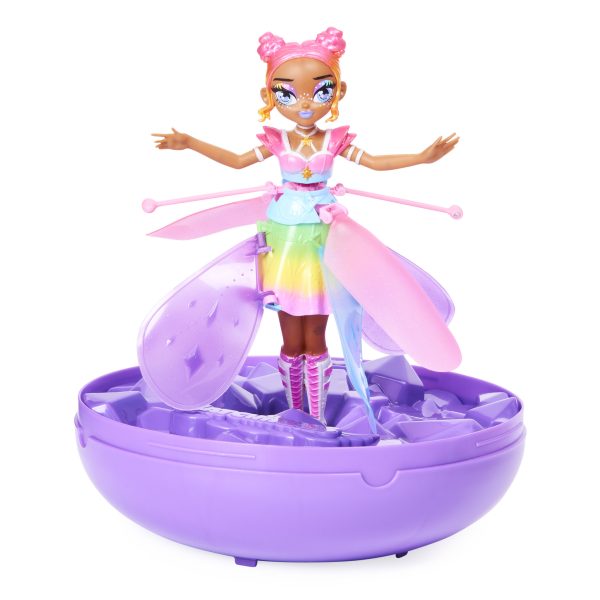 Hatchimals Pixies - Crystal Flyers - Starlight Idol OF Rainbow Glitter Idol - Afbeelding 6