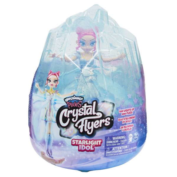 Hatchimals Pixies - Crystal Flyers - Starlight Idol OF Rainbow Glitter Idol - Afbeelding 7