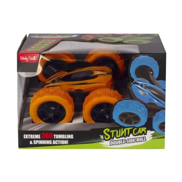 Wonky Stunt Car Double R/C - Side Roll - oranje