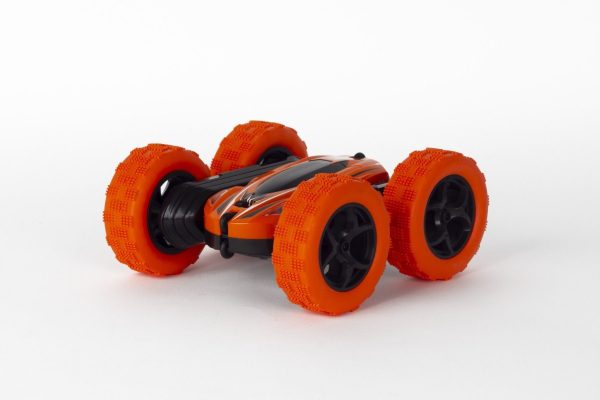 Wonky Stunt Car Double R/C - Side Roll - oranje - Afbeelding 4