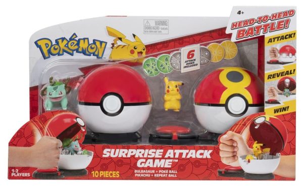 Pokémon Surprise Attack Poké ball battle game assortiment - 1 exemplaar