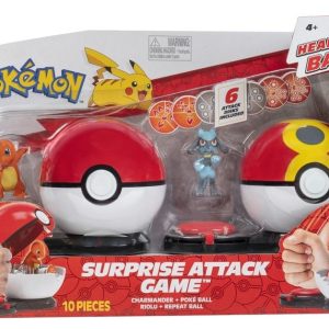 Pokémon Surprise Attack Poké ball battle game – Pikachu en Bulbasaur
