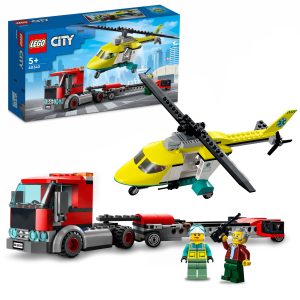 LEGO City Reddingshelikopter transport – 60343