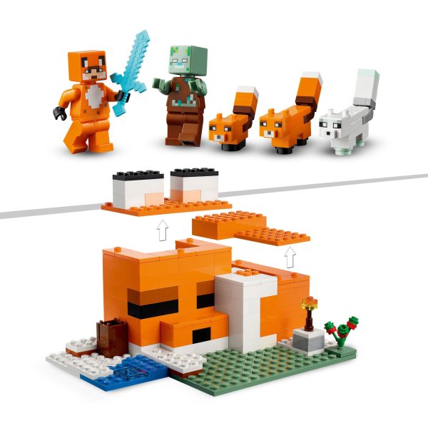 LEGO Minecraft - De Vossenhut 21178 - Afbeelding 6