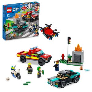 LEGO City Brandweer & Politie achtervolging – 60319