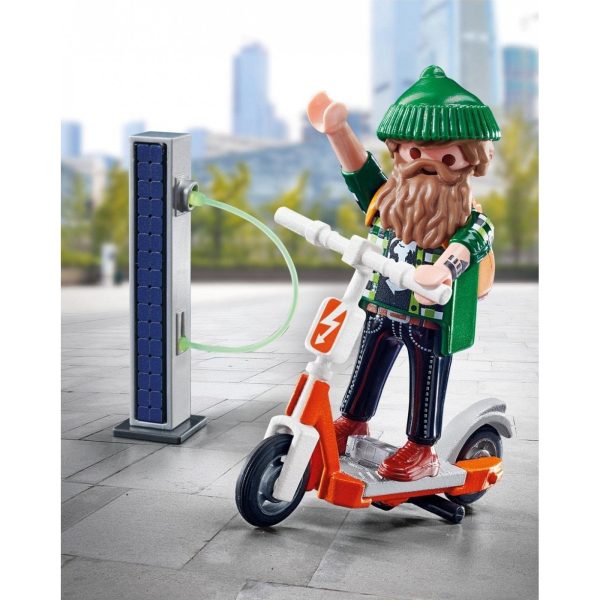 PM Special PLUS - Hipster met e-scooter 70873 - Afbeelding 2