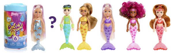 Barbie Chelsea Color Reveal - Rainbow Mermaid (assorti) - Afbeelding 8