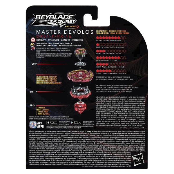 Beyblade Burst Pro Series Starter Pack - Master Devolos - Afbeelding 7