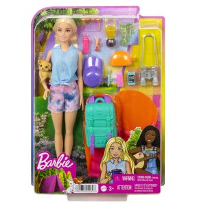 Barbie Camping – Malibupop met accessoires