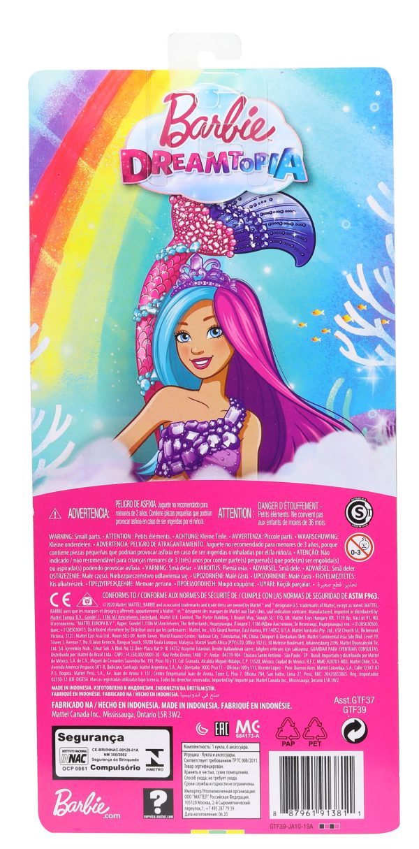 Barbie Dreamtopia - Zeemeermin met lang haar - Afbeelding 6