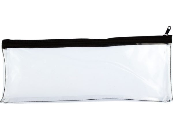 Kangaro Penetui transparant, zwarte rits (125x330mm)