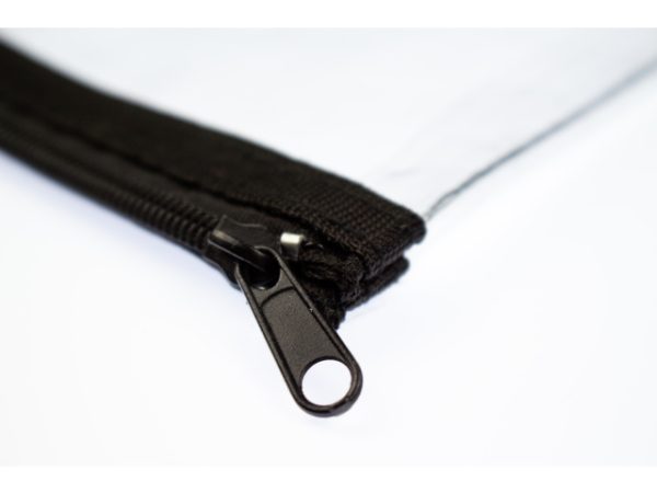 Kangaro Penetui transparant, zwarte rits (125x330mm) - Afbeelding 3