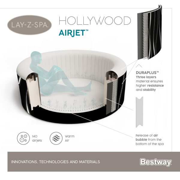 Lay-Z Spa Hollywood Airjet 196x66cm - Afbeelding 7