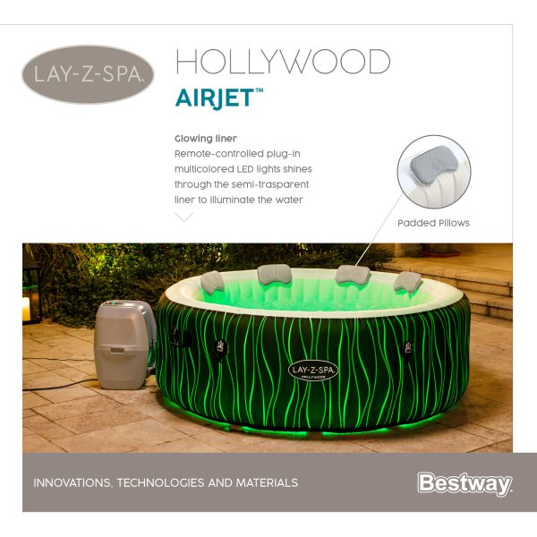 Lay-Z Spa Hollywood Airjet 196x66cm - Afbeelding 8