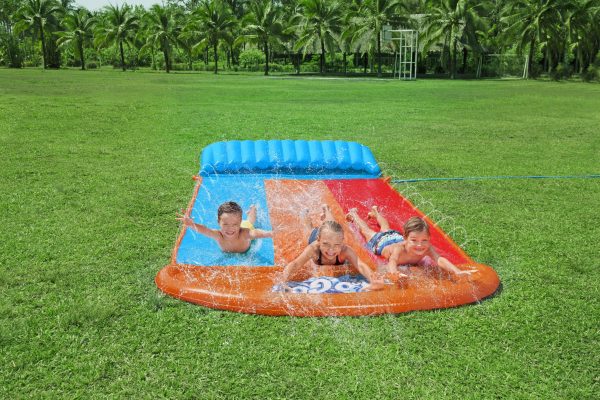 H2OGO! Tsunami Splash Ramp - Waterglijbaan triple (488cm) - Afbeelding 7