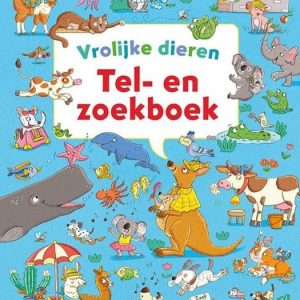 Tel- en zoekboek – Vrolijke dieren