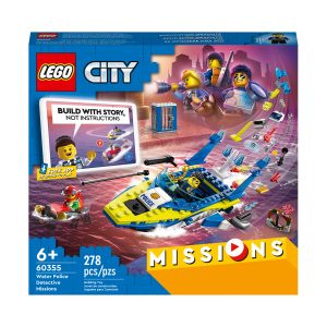 LEGO City Missions Waterpolitie recherchemissies – 60355