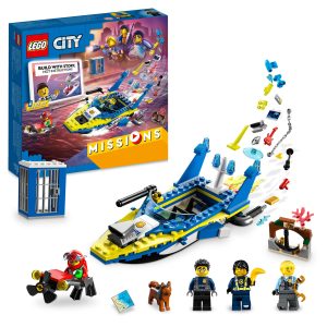 LEGO City Missions Waterpolitie recherchemissies – 60355
