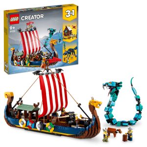 LEGO Creator 3-in-1 Vikingschip en de Midgaardslang – 31132