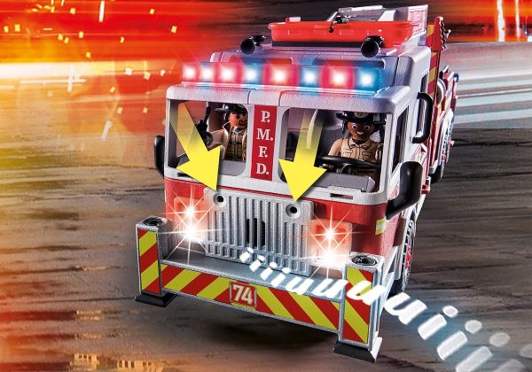 PM City Action - Brandweerwagen US Tower Ladder 70935 - Afbeelding 3