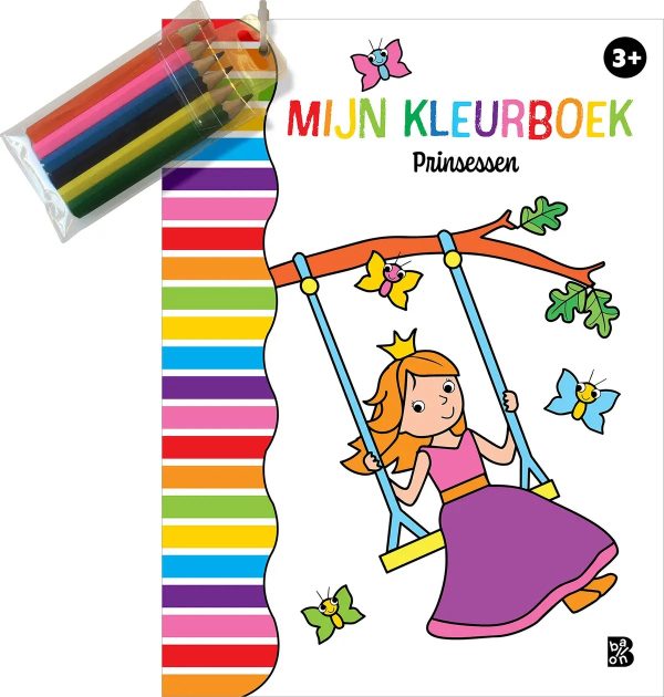 Mijn kleurboek (met kleurpotloodjes) 3+ - Prinsessen