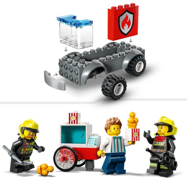 LEGO City De Brandweerkazerne en de Brandweerwagen - 60375 - Afbeelding 5