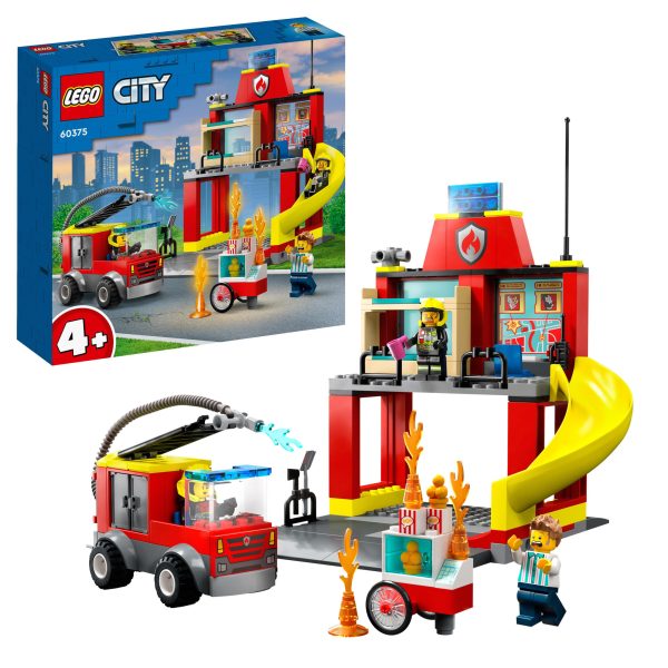 LEGO City De Brandweerkazerne en de Brandweerwagen - 60375 - Afbeelding 9