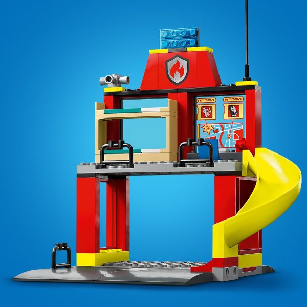 LEGO City De Brandweerkazerne en de Brandweerwagen - 60375 - Afbeelding 10