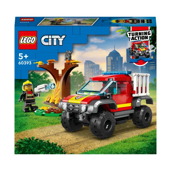 LEGO City 4x4 Brandweertruck redding - 60393