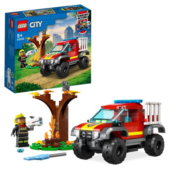 LEGO City 4x4 Brandweertruck redding - 60393 - Afbeelding 2