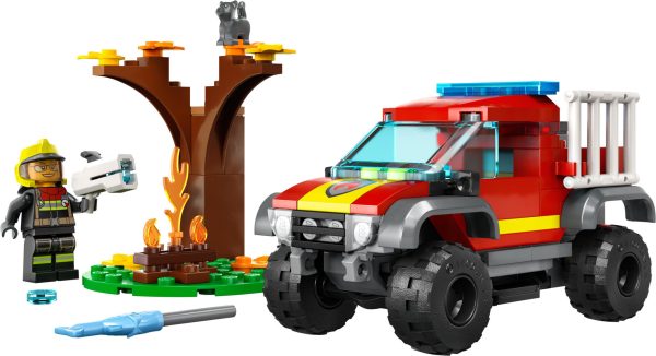LEGO City 4x4 Brandweertruck redding - 60393 - Afbeelding 3