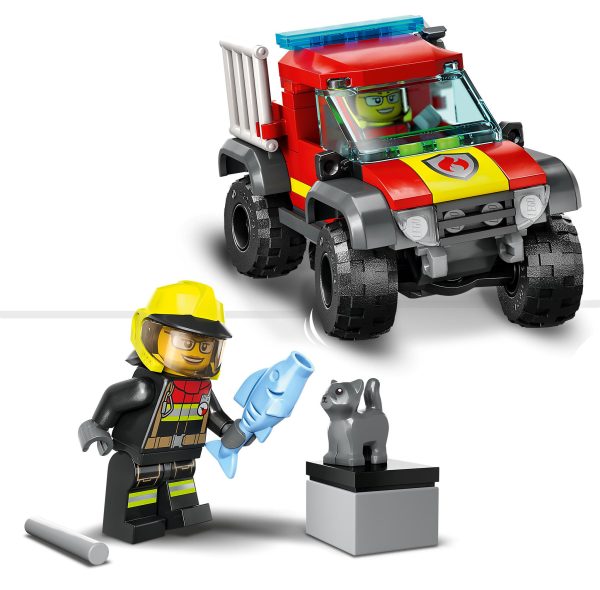 LEGO City 4x4 Brandweertruck redding - 60393 - Afbeelding 6